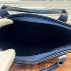 Dior Trotter Canvas Leather Hand Bag Navy — view 8