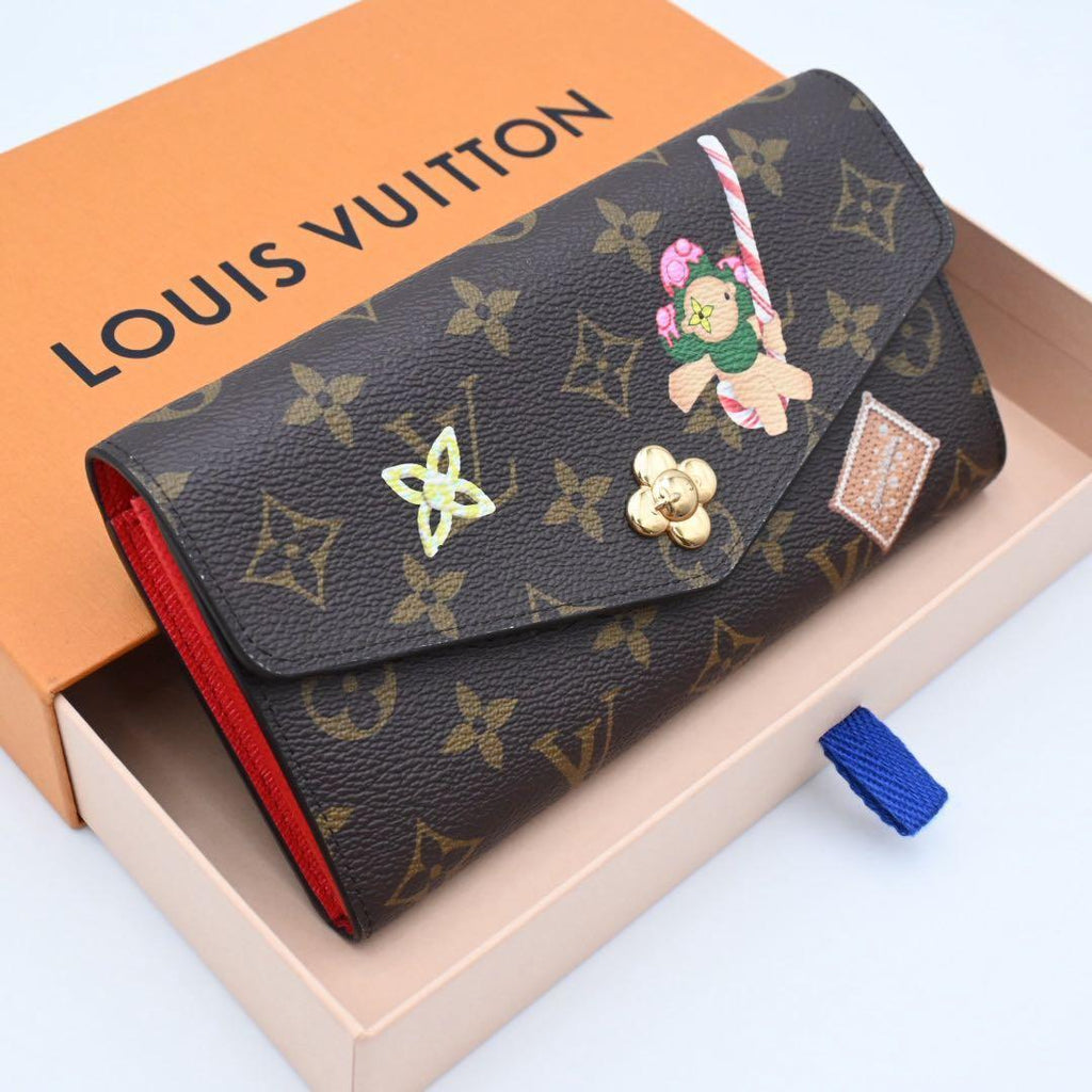 Louis Vuitton Monogram Vivienne Portefeuille Sarah NM Wallet