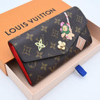 Louis Vuitton Monogram Vivienne Portefeuille Sarah NM Wallet