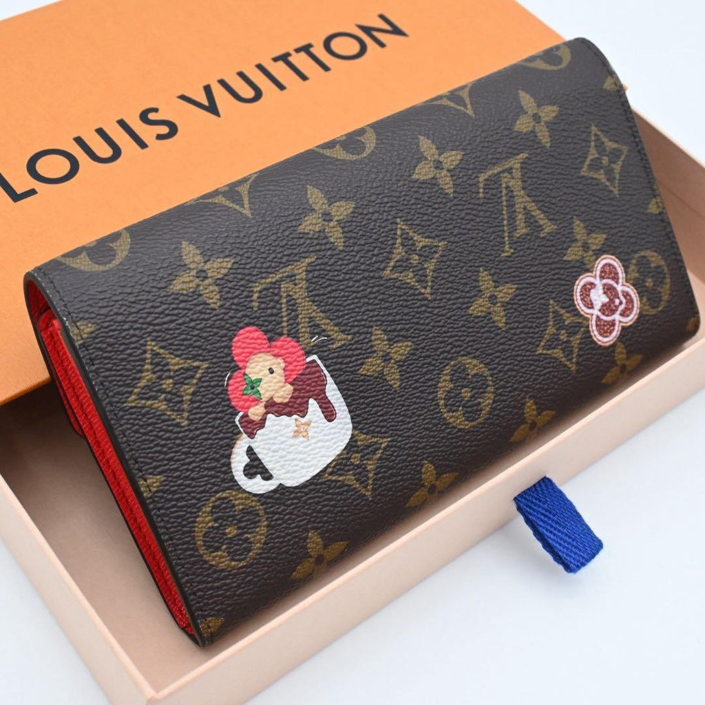 Louis Vuitton Monogram Vivienne Portefeuille Sarah NM Wallet — view 2