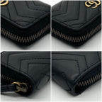 Gucci Marmont Quilted L-shaped Coin Purse Case Double — view 5