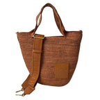 Loewe Slit Mini Raffia Leather Tote Bag — view 2