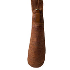 Loewe Slit Mini Raffia Leather Tote Bag — view 4