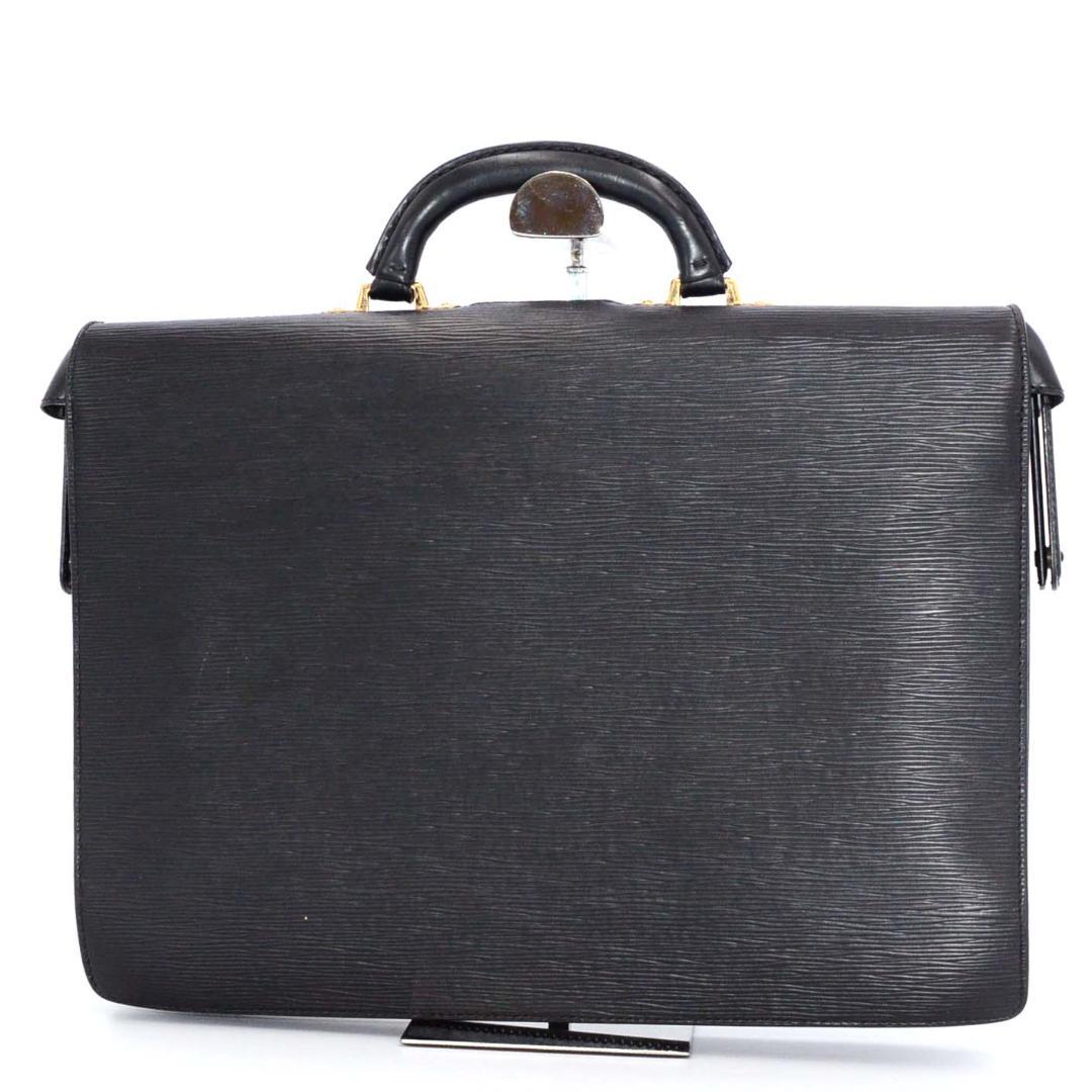 Louis Vuitton Epi Serviette Conseil Briefcase Available Flat — view 2