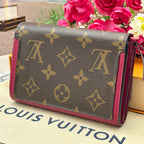 Louis Vuitton Monogram Portefeuille Flor Compact Wallet — view 2