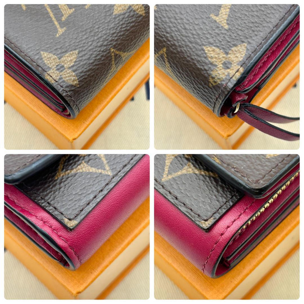 Louis Vuitton Monogram Portefeuille Flor Compact Wallet — view 5