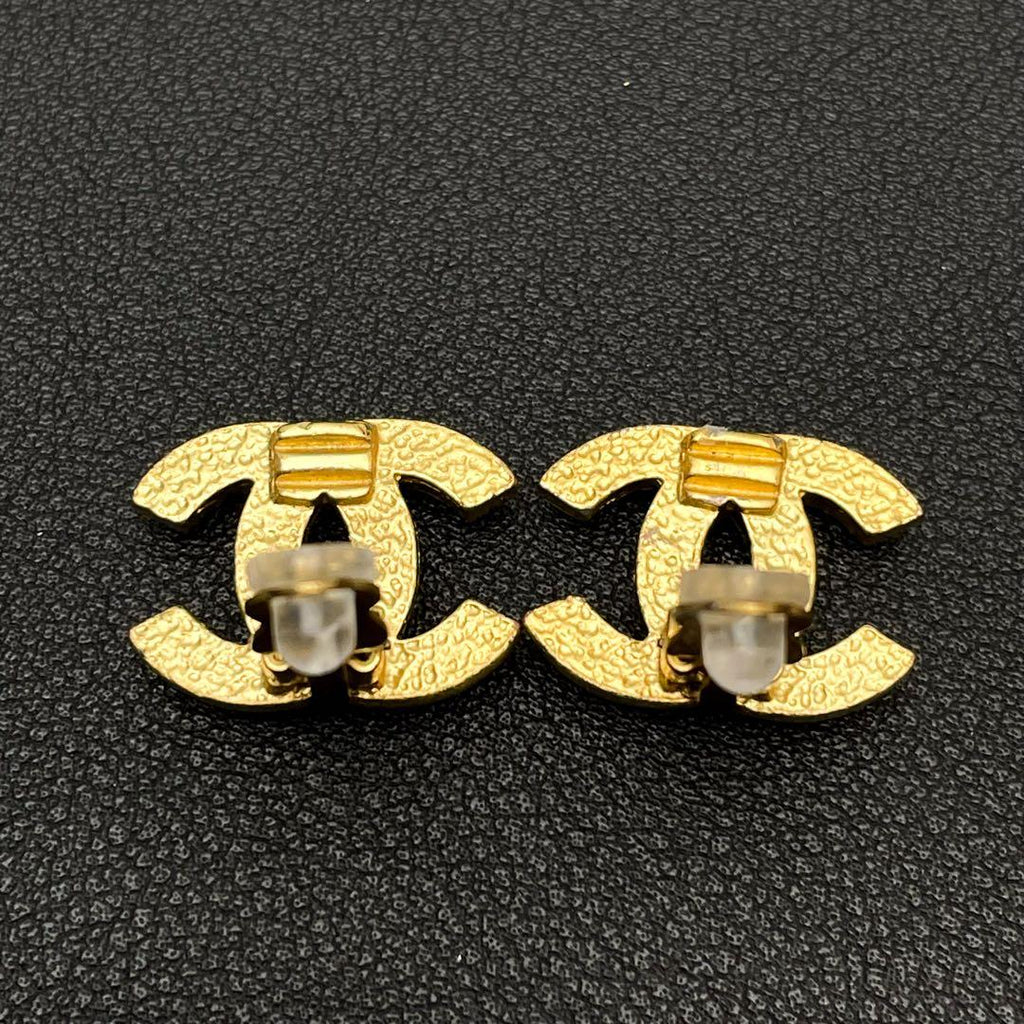 Chanel CC Logo Earrings Faux Pearl Icon Coco — view 5