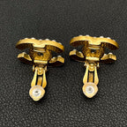 Chanel CC Logo Earrings Faux Pearl Icon Coco — view 6