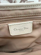 Dior Saddle Bag Trotter Floral Embroidery White — view 4
