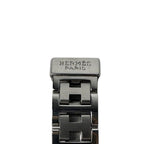 Hermes Watch Rallye White Dial SS Quartz — view 7