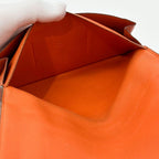 Hermes Dogon GM Orange Bifold Taurillon Clemence Wallet — view 8