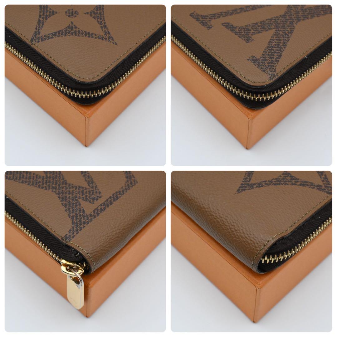 Louis Vuitton Monogram Giant Zippy Wallet Brown — view 8