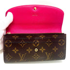 Louis Vuitton Monogram Portefeuille Emily Flower Charm Wallet — view 2