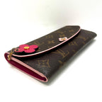 Louis Vuitton Monogram Portefeuille Emily Flower Charm Wallet — view 6