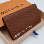 Louis Vuitton Epi XL Portefeuille Brazza Wallet Brown Limited
