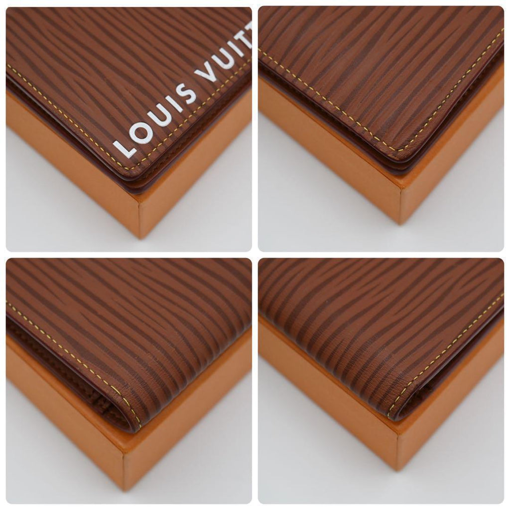 Louis Vuitton Epi XL Portefeuille Brazza Wallet Brown Limited — view 7