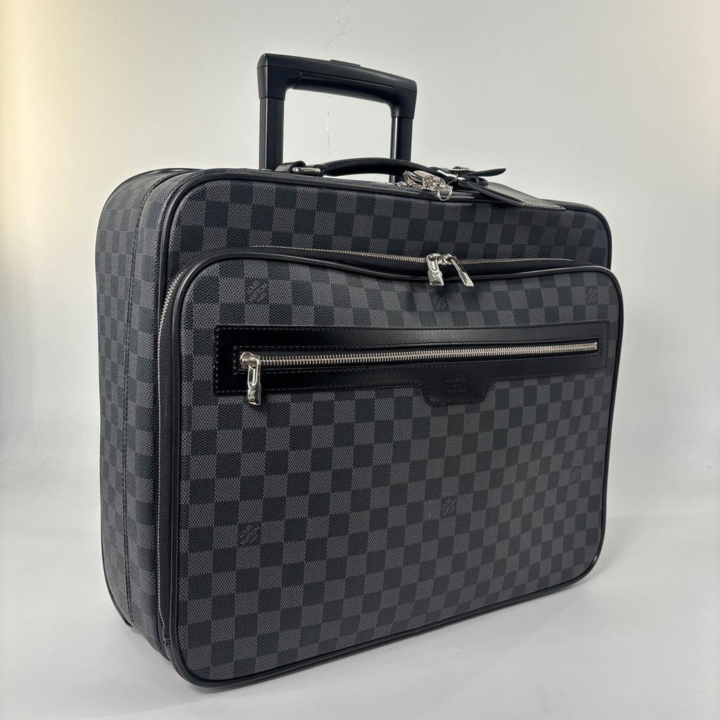 Louis Vuitton Damier Graphite Pilot Case Carry Travel Bag — view 3