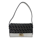 Fendi Zucca Pattern Mini Handbag Canvas Leather — view 2