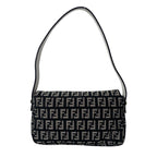 Fendi Zucca Pattern Mini Handbag Canvas Leather — view 3