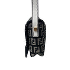 Fendi Zucca Pattern Mini Handbag Canvas Leather — view 4