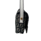 Fendi Zucca Pattern Mini Handbag Canvas Leather — view 5