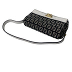 Fendi Zucca Pattern Mini Handbag Canvas Leather — view 7