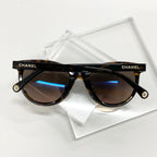 Chanel Sunglasses CC Logo Eyewear Brown — view 3