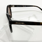 Chanel Sunglasses CC Logo Eyewear Brown — view 6