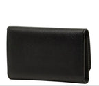 Prada Saffiano Quadruple Strand Key Case Black Key Holder — view 3