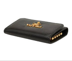 Prada Saffiano Quadruple Strand Key Case Black Key Holder — view 6
