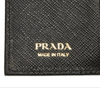 Prada Saffiano Quadruple Strand Key Case Black Key Holder — view 8