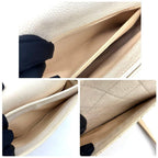 Chanel Quilted 2-Way Shoulder Bag Beige Caviar Leather — view 5