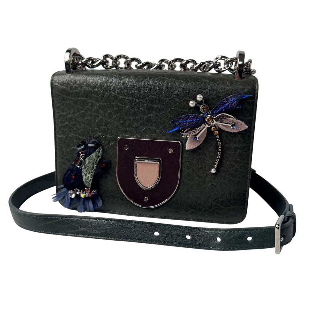 Diorama Club Emblem Chain Shoulder Bag Dragonfly