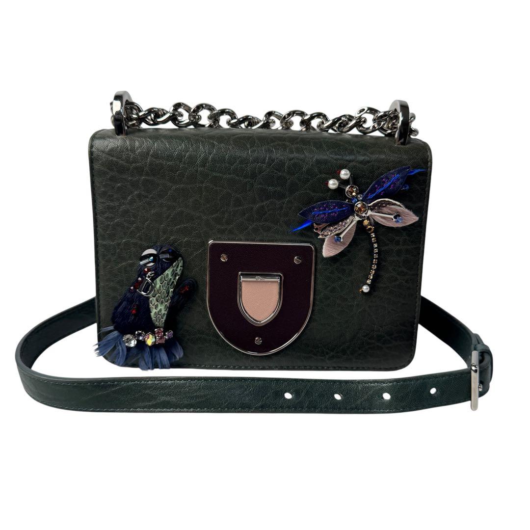 Diorama Club Emblem Chain Shoulder Bag Dragonfly — view 2