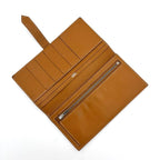 Hermes Bearn Souffle Brown Wallet Bifold Silver — view 3