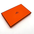 Hermes Bearn Souffle Brown Wallet Bifold Silver — view 9
