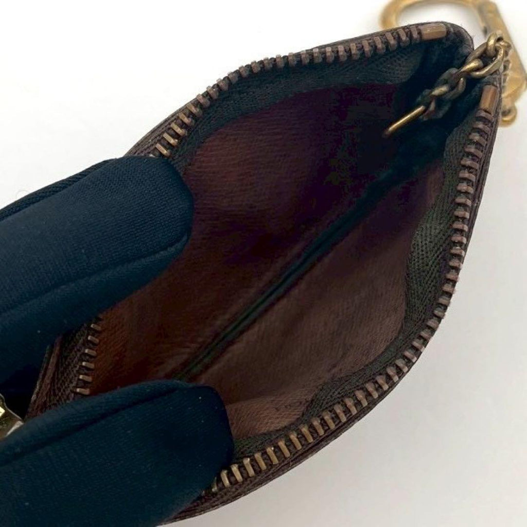 Louis Vuitton Pochette Cles Monogram Coin Case Key Purse