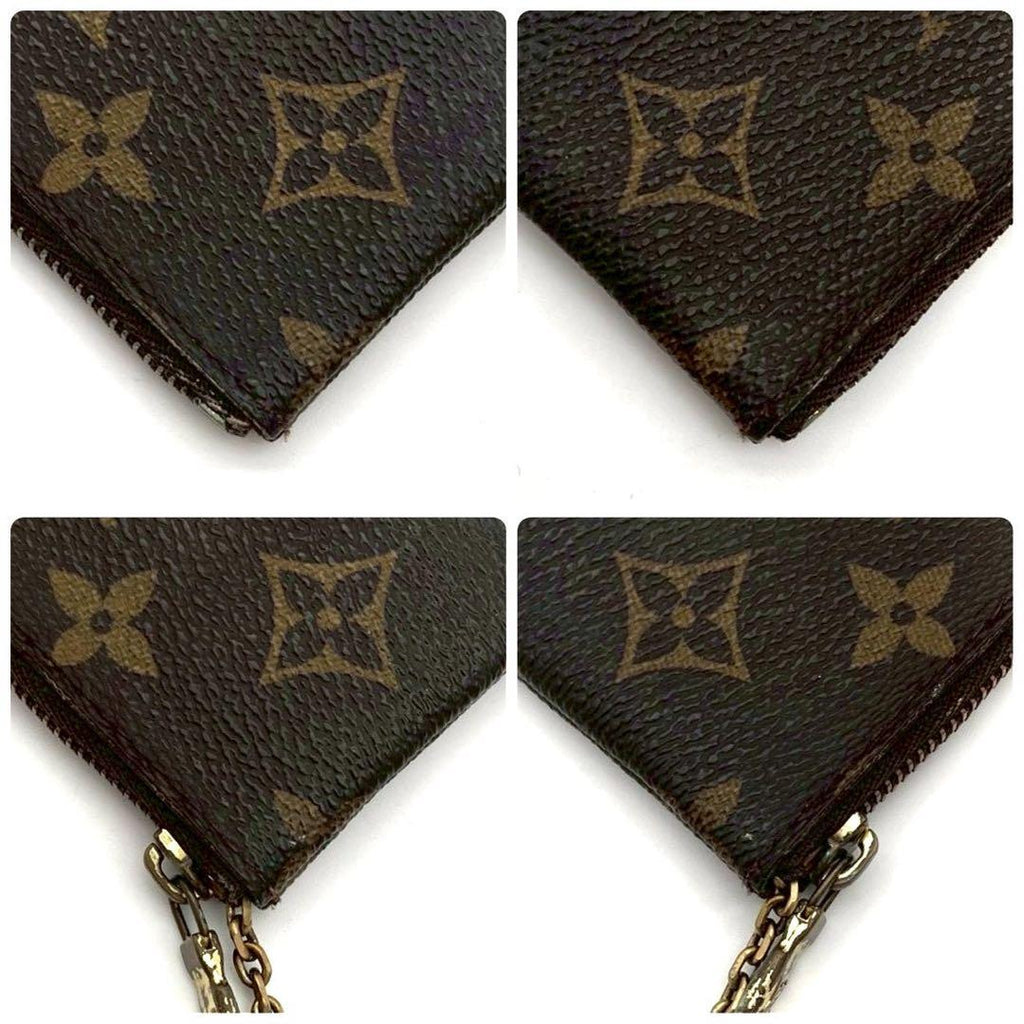 Louis Vuitton Pochette Cles Monogram Coin Case Key Purse