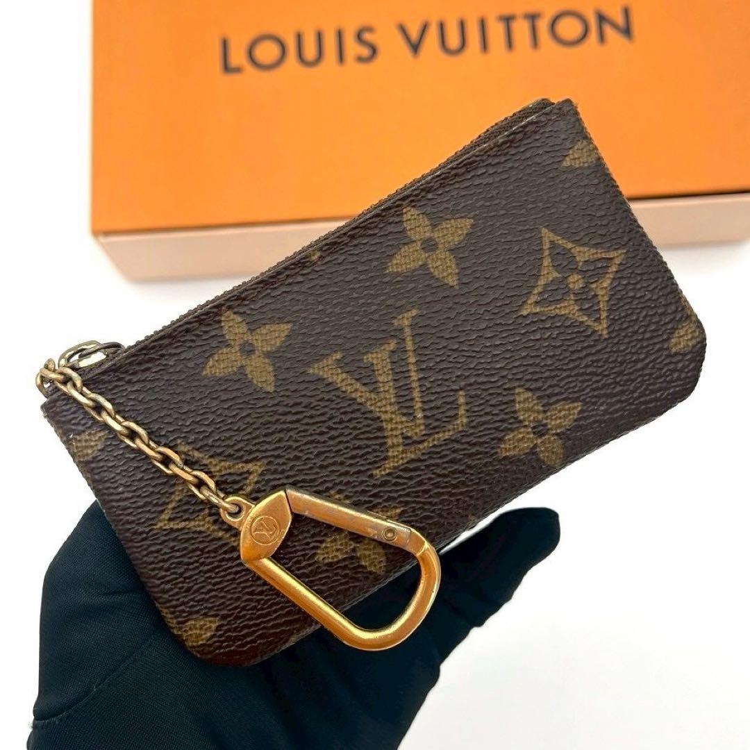 Louis Vuitton Pochette Cles Monogram Coin Case Key Purse