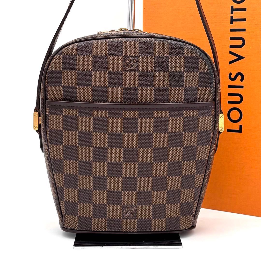 Louis Vuitton Damier Ebene Ipanema PM Shoulder Bag Pochette
