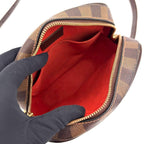 Louis Vuitton Damier Ebene Ipanema PM Shoulder Bag Pochette — view 3