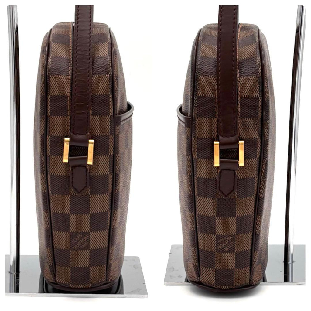 Louis Vuitton Damier Ebene Ipanema PM Shoulder Bag Pochette — view 5