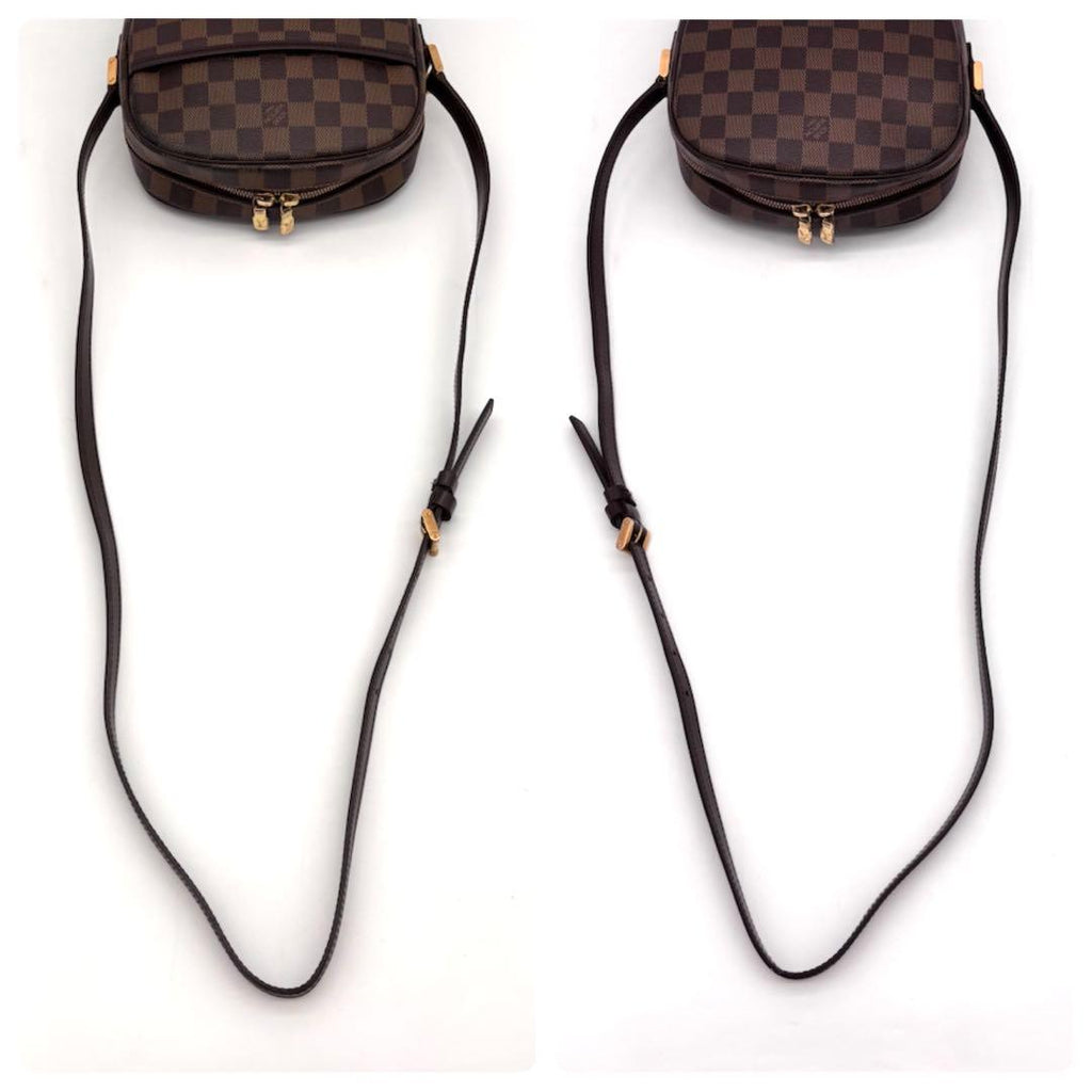 Louis Vuitton Damier Ebene Ipanema PM Shoulder Bag Pochette — view 7