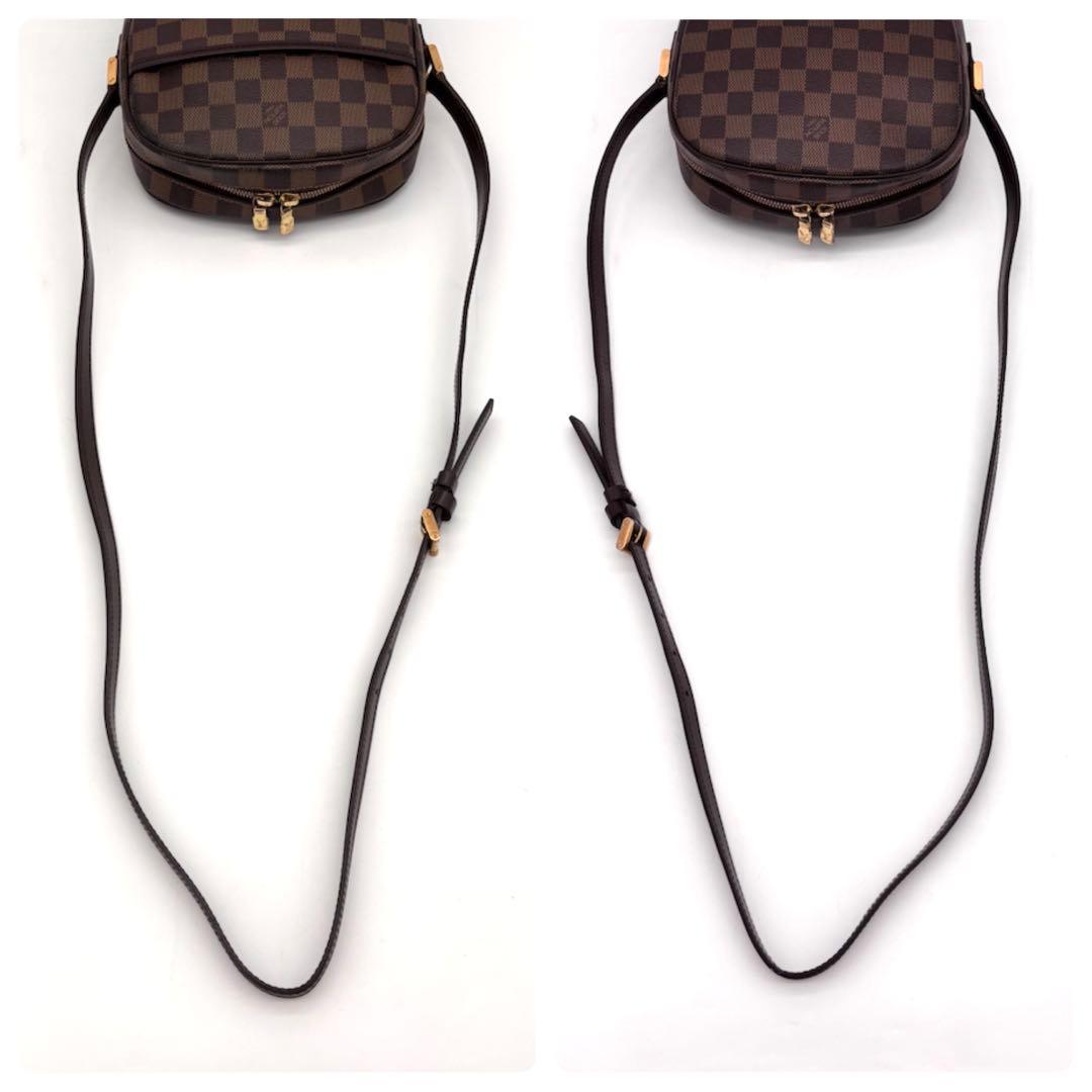 Louis Vuitton Damier Ebene Ipanema PM Shoulder Bag Pochette — view 7