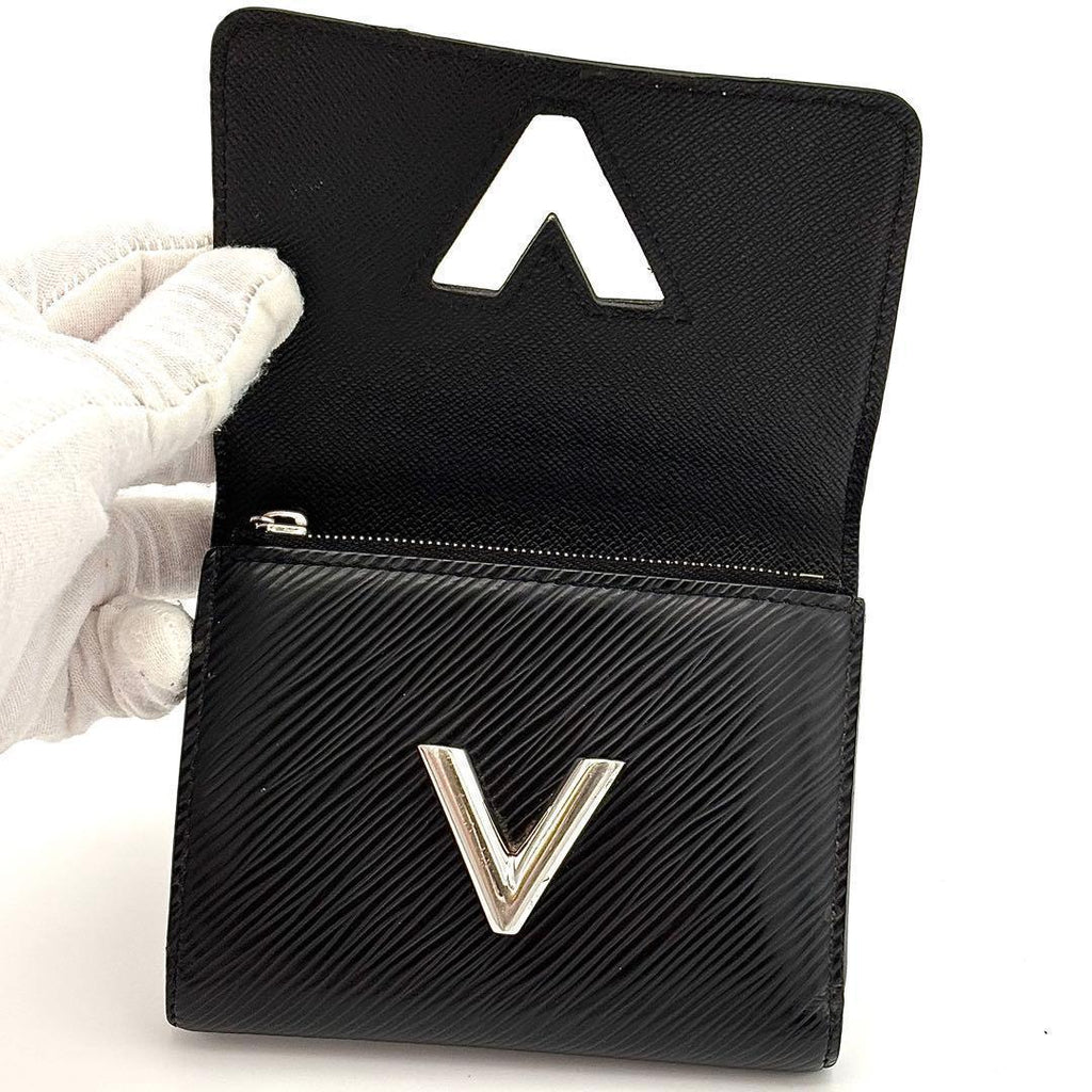 Louis Vuitton Wallet Portefeuille Twist Compact Epi Black — view 3