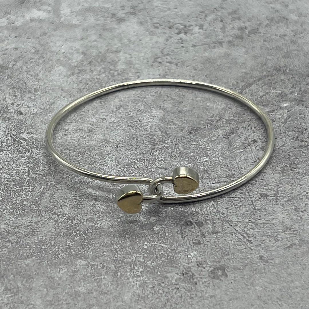 Tiffany & Co Double Heart Hook Bangle Combination Bracelet