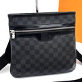 Louis Vuitton Damier Graphite Thomas Shoulder Bag Gray
