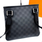 Louis Vuitton Damier Graphite Thomas Shoulder Bag Gray — view 2