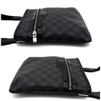 Louis Vuitton Damier Graphite Thomas Shoulder Bag Gray — view 6