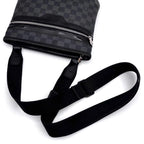 Louis Vuitton Damier Graphite Thomas Shoulder Bag Gray — view 7